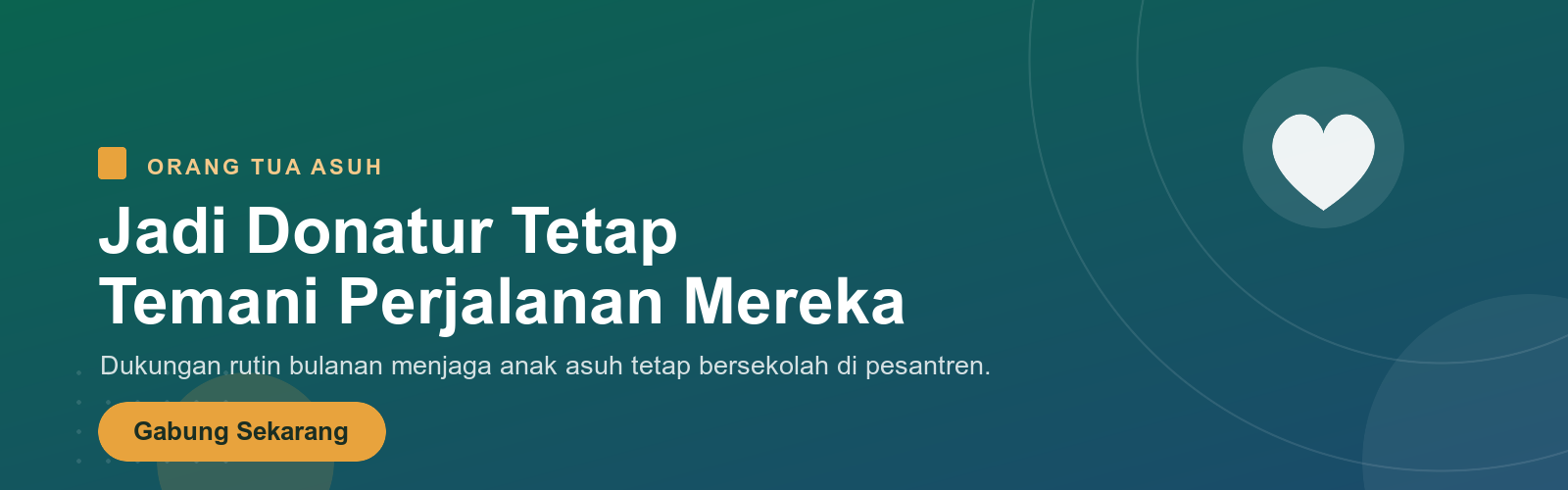 Jadi Donatur Tetap, Temani Perjalanan Mereka